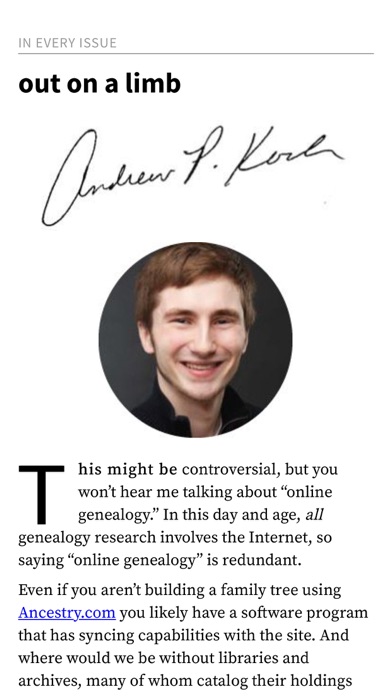 Family Tree Magazine screenshot 4