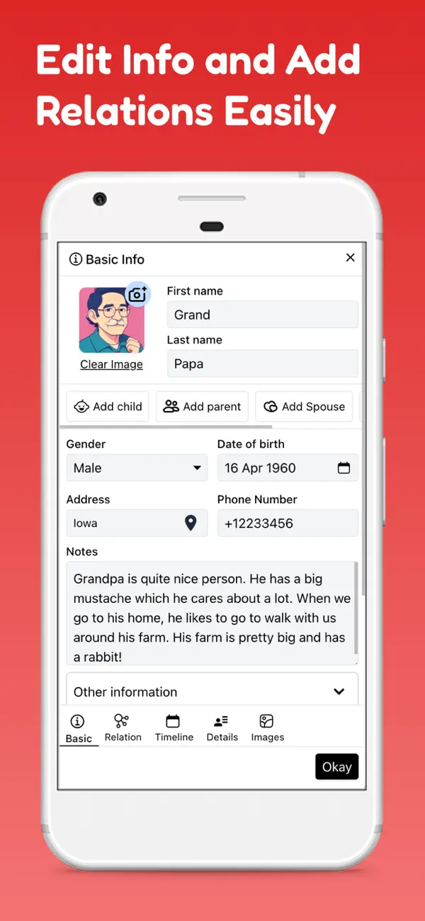 Family Tree Maker Offline screenshot 3