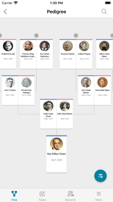 FamilySearch Tree screenshot 1