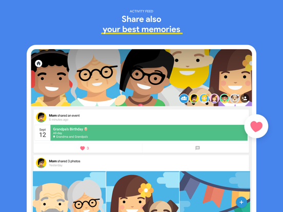 FamilyWall: Family Organizer screenshot 1