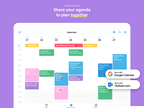 FamilyWall: Family Organizer screenshot 9