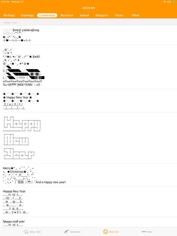 Fancy Text Symbols screenshot 3