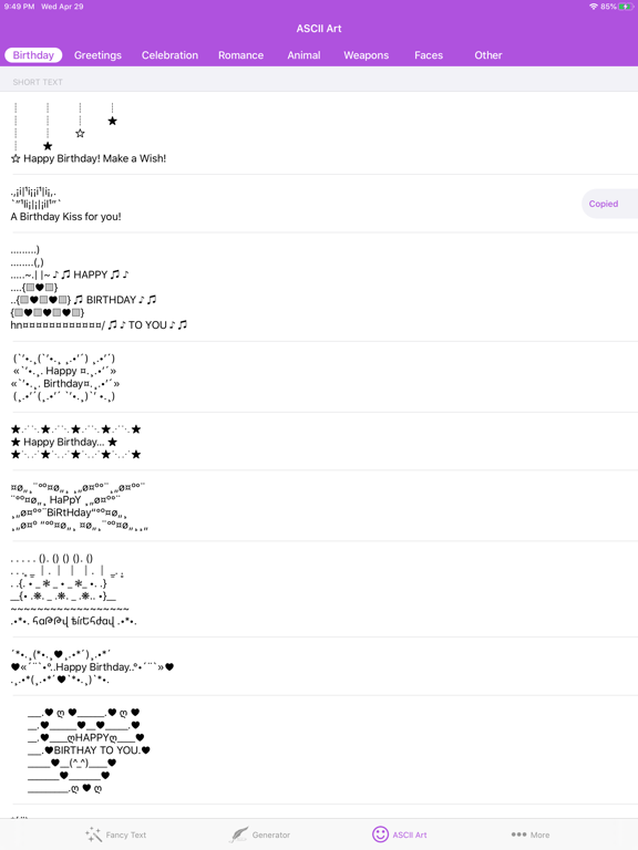 Fancy Text Symbols screenshot 8