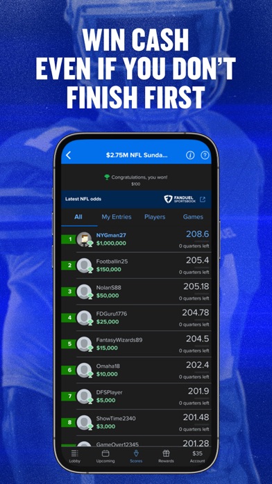 FanDuel Fantasy Sports screenshot 2