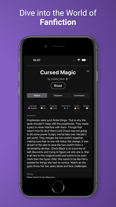 FanFiction | AO3 unofficial screenshot 2