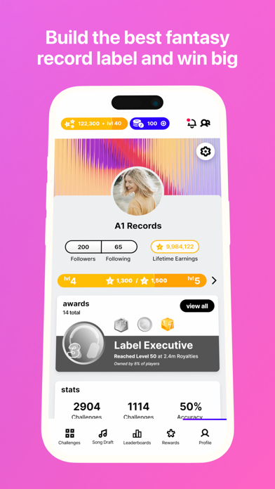 FanLabel: Daily Music Contests screenshot 1