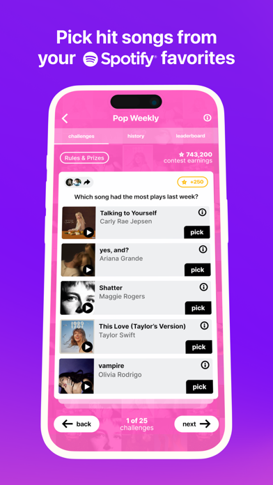 FanLabel: Daily Music Contests screenshot 4