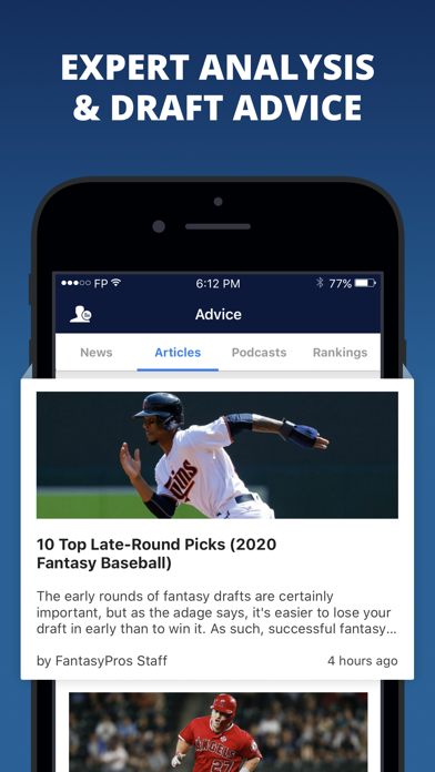 Fantasy Baseball Draft Wizard screenshot 2