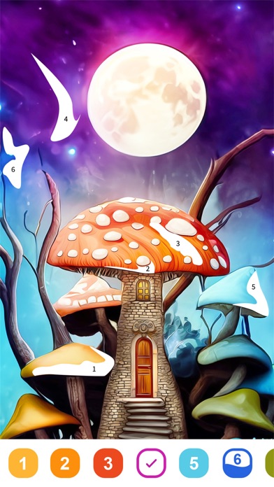 Fantasy Color-Color by Number screenshot 1
