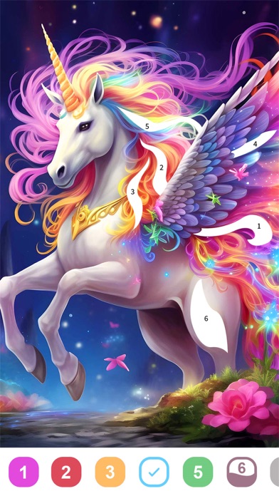 Fantasy Color-Color by Number screenshot 2