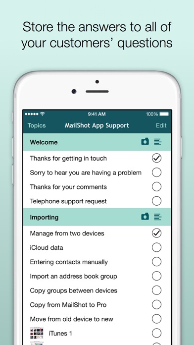 FAQ: Support Your Customers screenshot 3