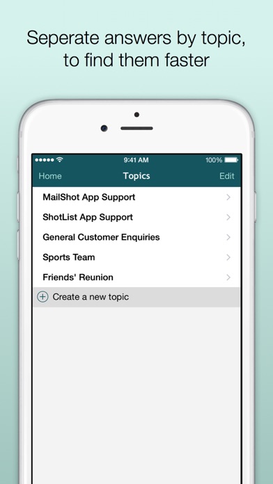 FAQ: Support Your Customers screenshot 1