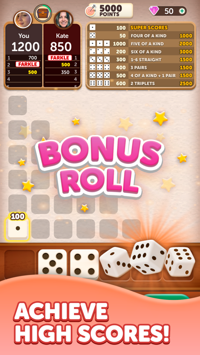 Farkle Dice Roll screenshot 2