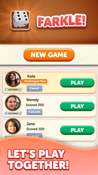 Farkle Dice Roll screenshot 1