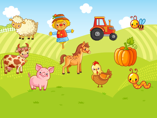 Farm animal pet games for kids screenshot 1