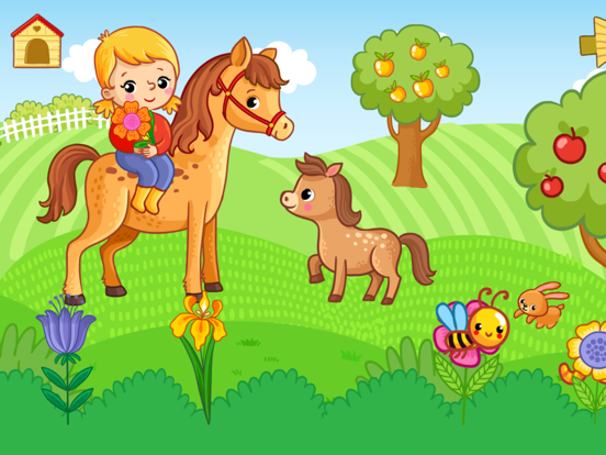 Farm animal pet games for kids screenshot 4