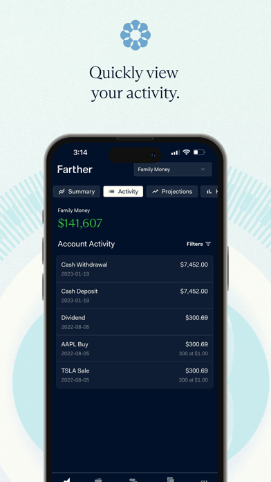 Farther: Invest & Save screenshot 1