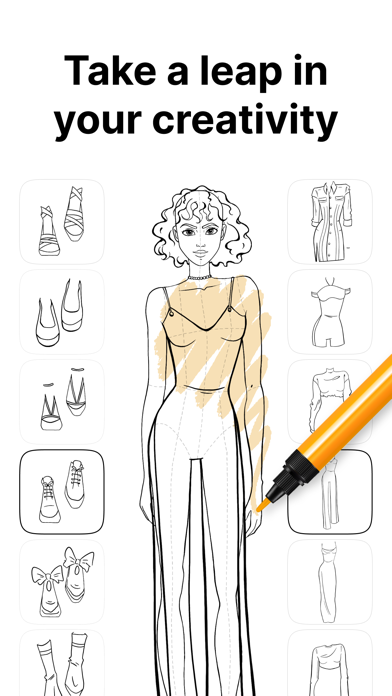 Fashion Design Sketch Tools screenshot 1