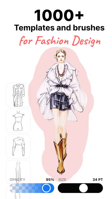 Fashion Design Sketch Tools screenshot 4