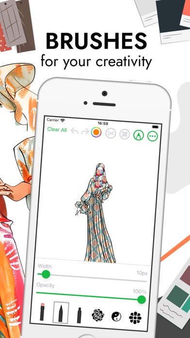 Fashion Sketch Outfit Design screenshot 3
