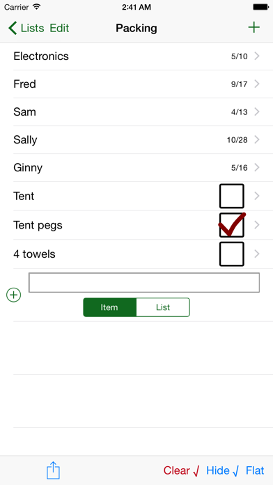 Fast Lists screenshot 2