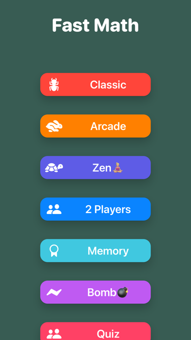 Fast Math: Brain Training screenshot 1
