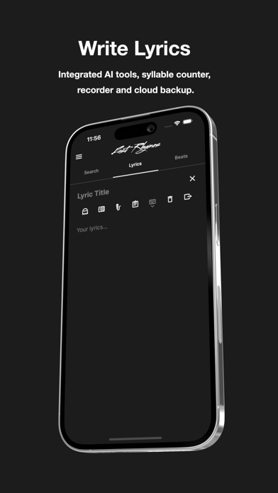 Fast Rhymes Songwriting Studio screenshot 4