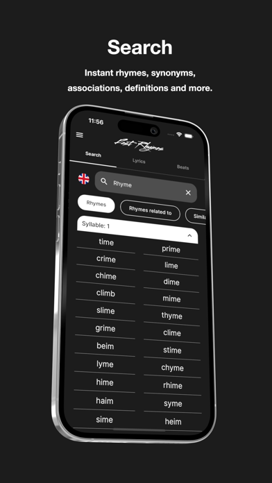 Fast Rhymes Songwriting Studio screenshot 5