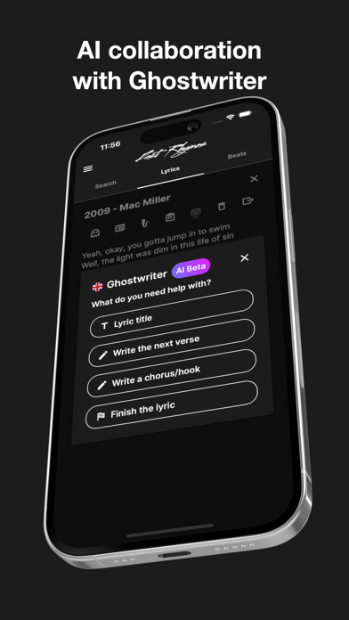 Fast Rhymes Songwriting Studio screenshot 6