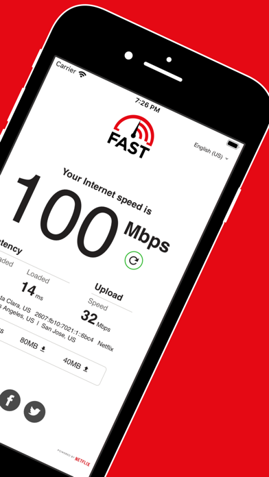 FAST Speed Test screenshot 1