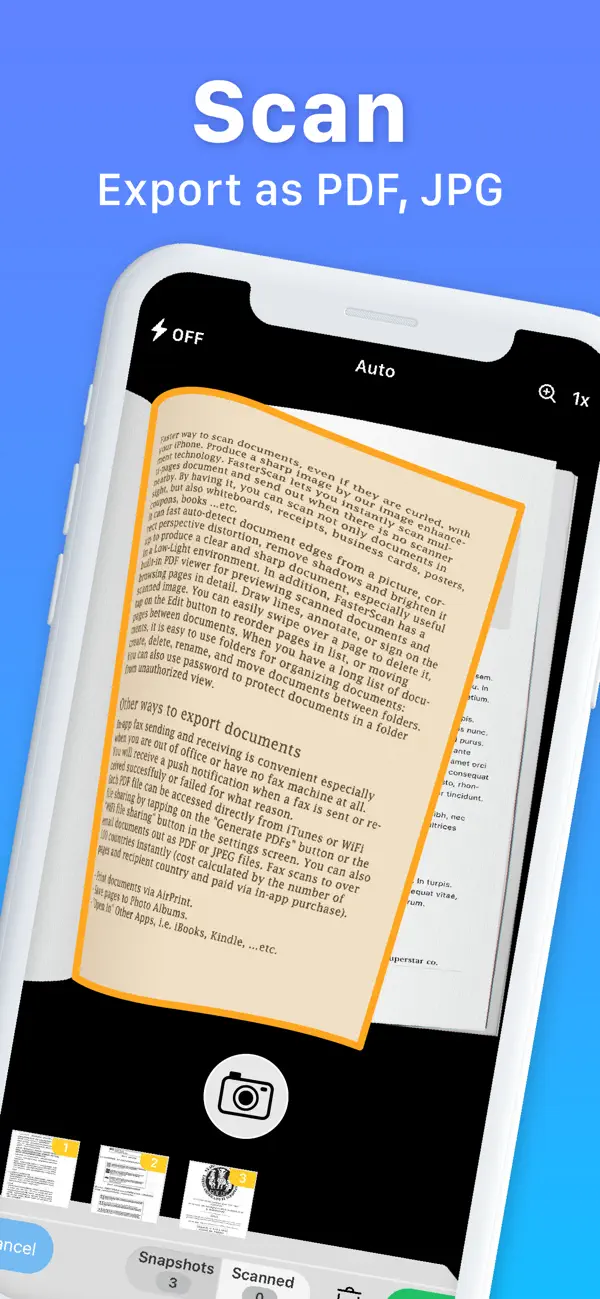 Faster Scan - Fast PDF Scanner screenshot 5