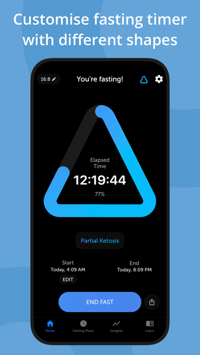 Fasting Tracker App - Fasta screenshot 1