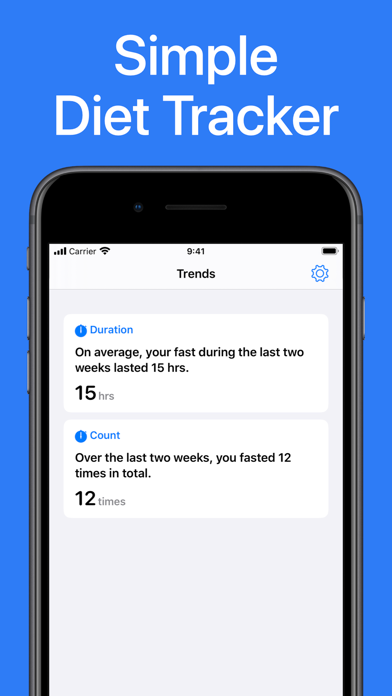 Fasting Tracker & Diet App screenshot 1