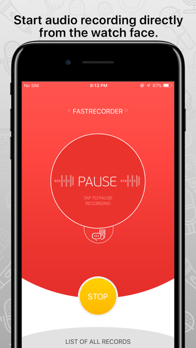 FastRecorder audio recording screenshot 3