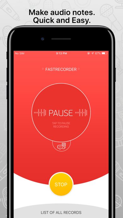FastRecorder audio recording screenshot 7