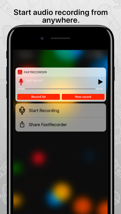 FastRecorder audio recording screenshot 4