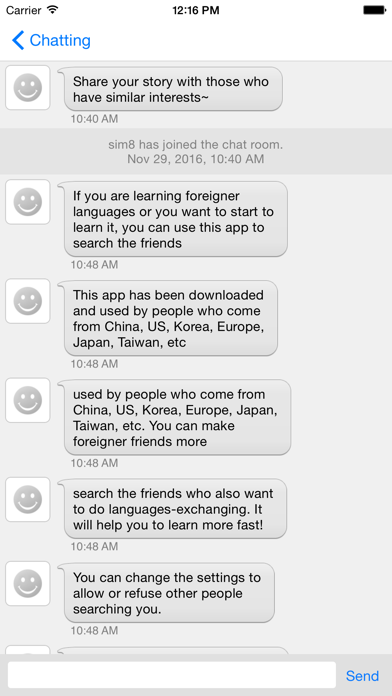Fav Talk Pro - hobby Chatting screenshot 1