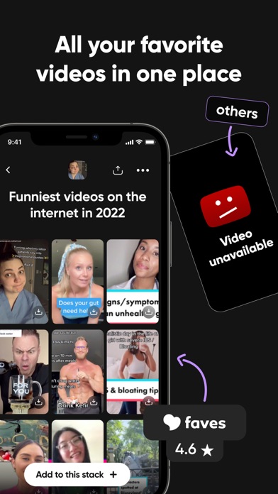 Faves - cloud video storage screenshot 4