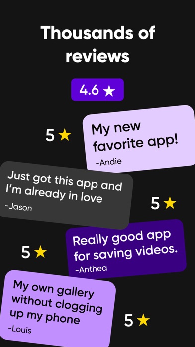 Faves - cloud video storage screenshot 3