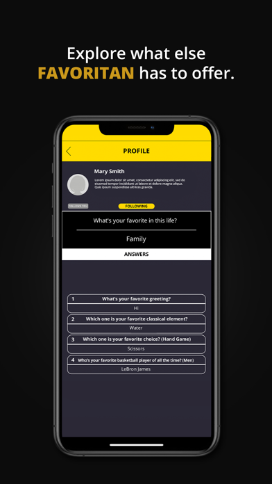 Favoritan: Just Favorites screenshot 1