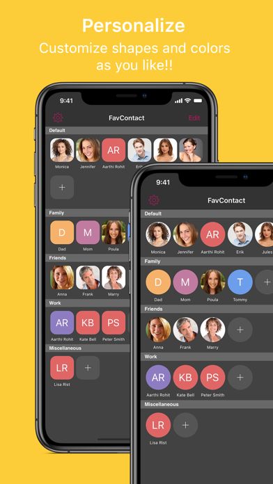 Favorite Contacts: Launcher screenshot 2