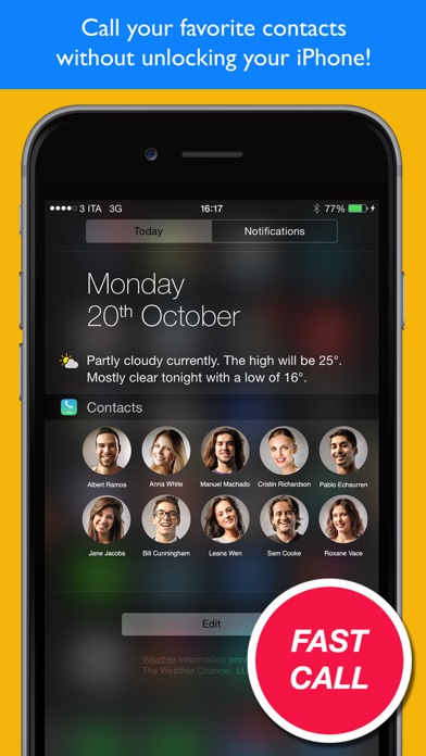 Favorite Contacts Widget quike screenshot 4