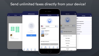 Fax from iPhone free from Ads screenshot 1