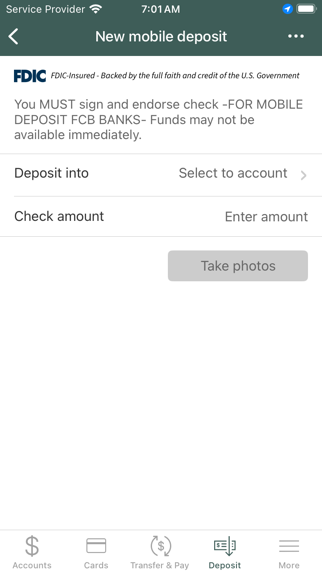 FCB Banks – Consumer screenshot 2