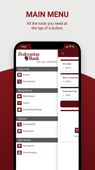 Federation Bank screenshot 5
