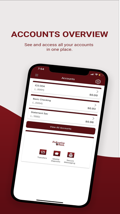 Federation Bank screenshot 4