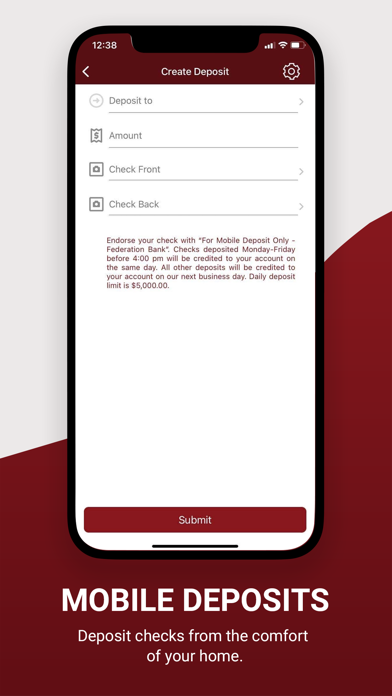 Federation Bank screenshot 2