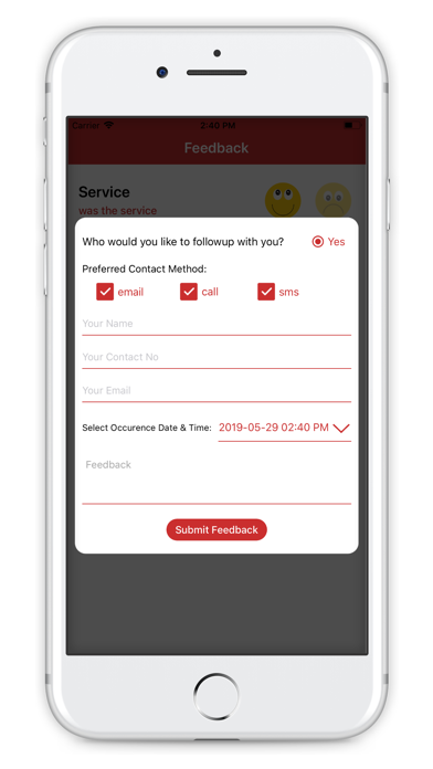 Feedback* screenshot 1