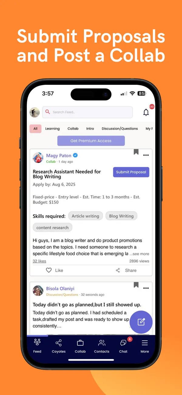 Feedcoyote – Freelance Jobs screenshot 4