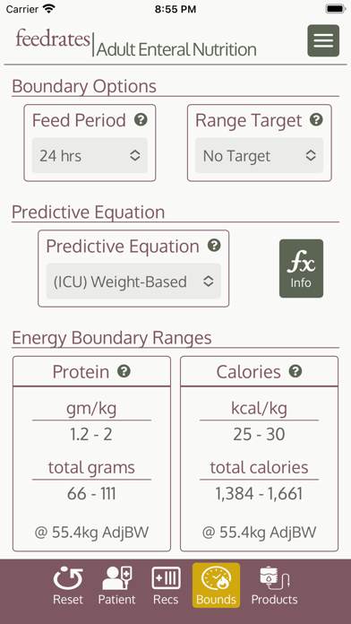 FeedRates - Adult Tube Feeding screenshot 4